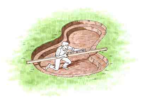 installing a pond